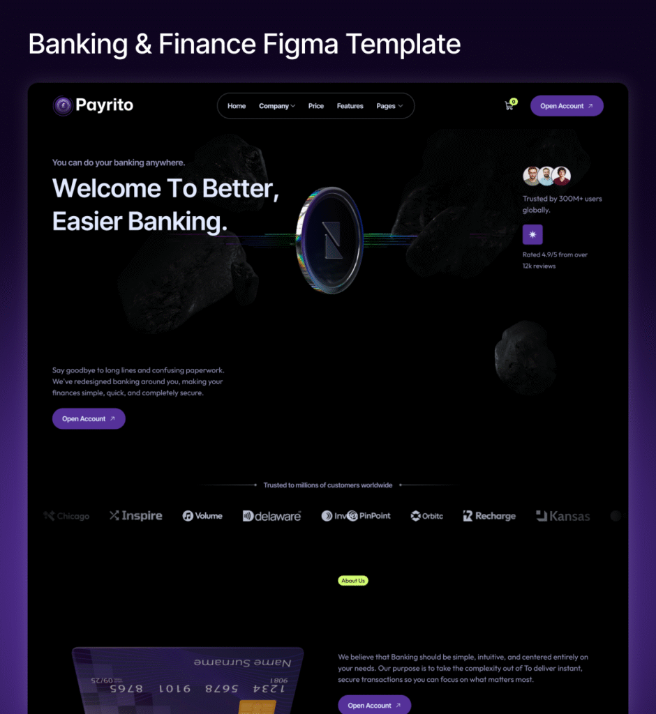 Payrito – Technology Figma Template