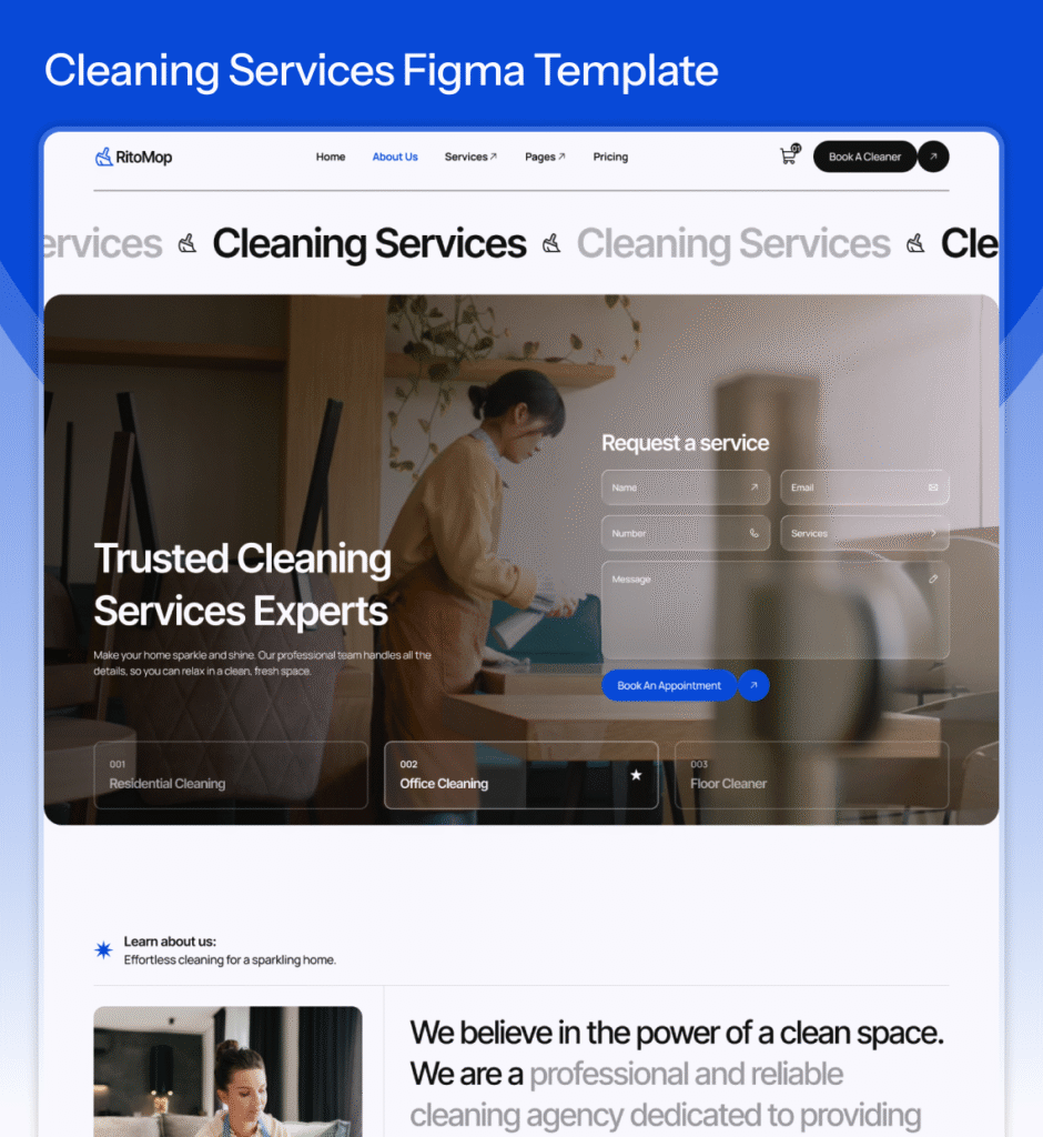 Ritomop – Home Services Figma Template