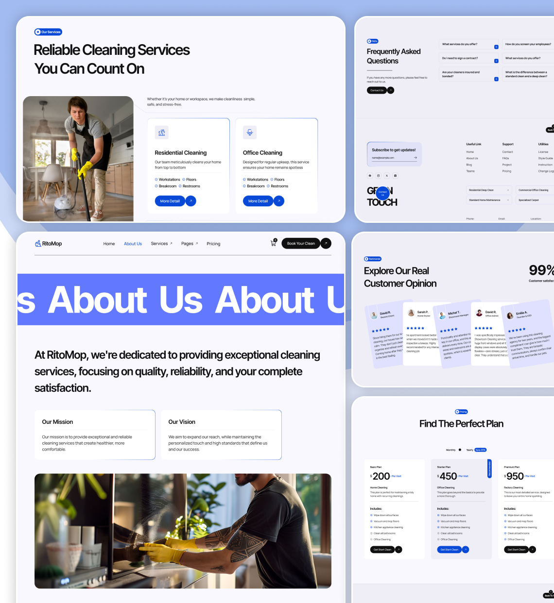 Ritomop – Home Services Figma Template